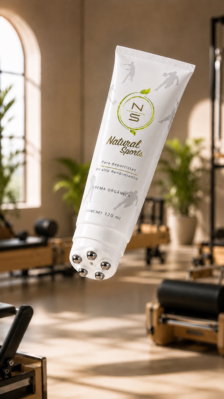 Natural Sports con masajeador integrado en estudio deportivo