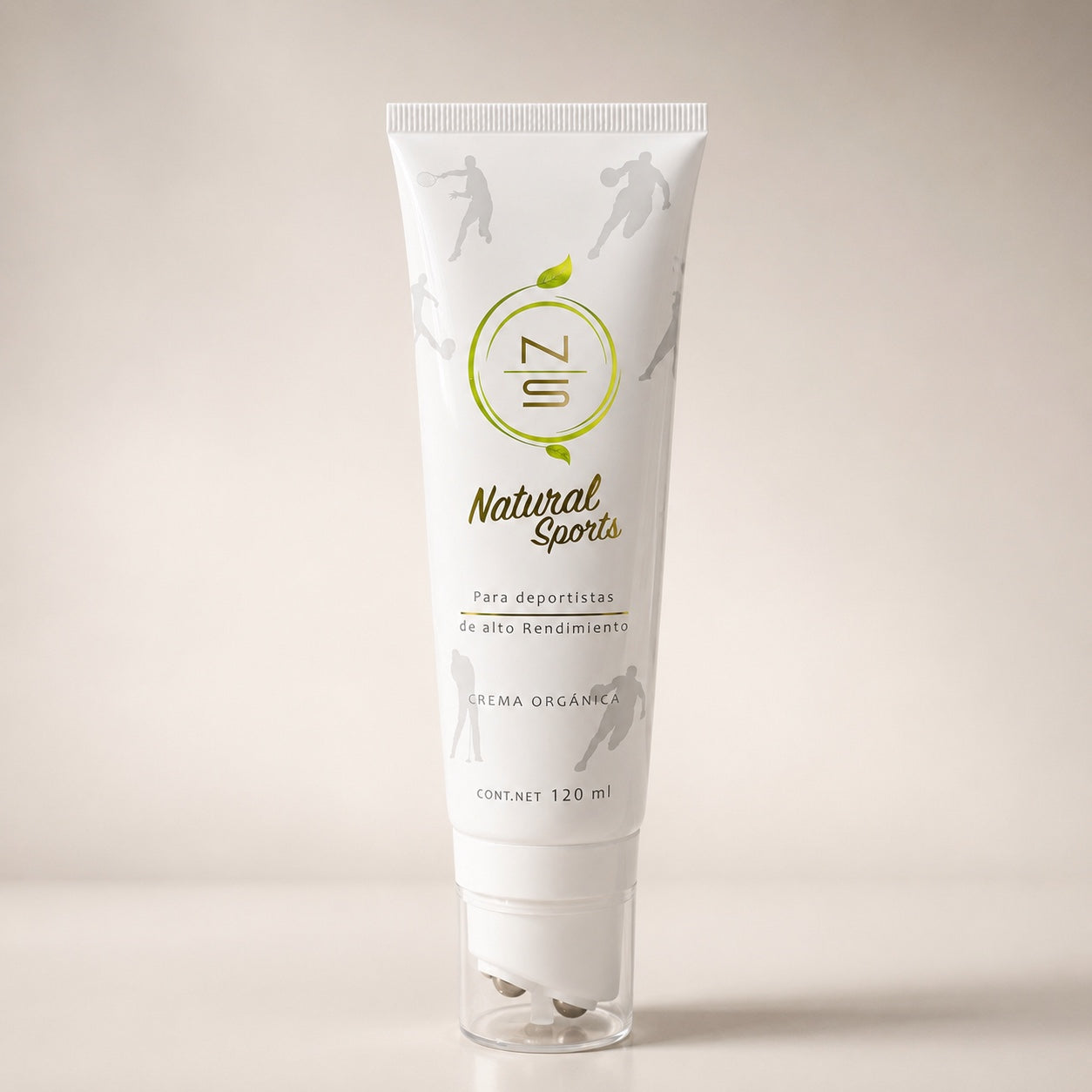 Natural Sports crema de recuperación de 120 ml con masajeador